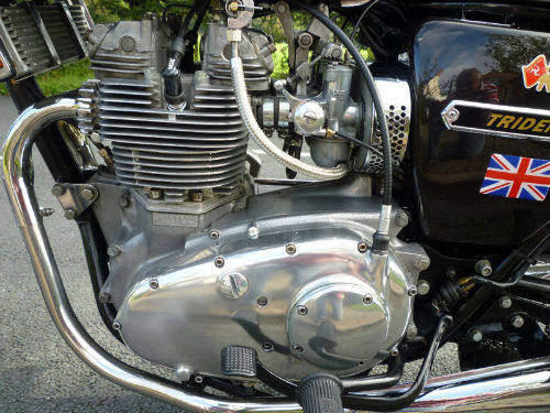 1974 triumph 750cc trident triple engine