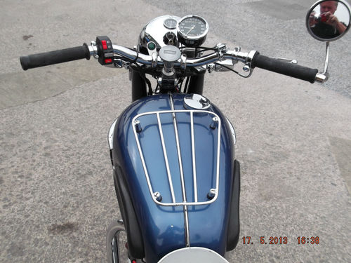 1961 Triumph 350cc 3TA Tank Handlebars