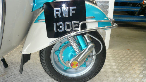 1967 vespa douglas 150 super italian fully restored front wheel