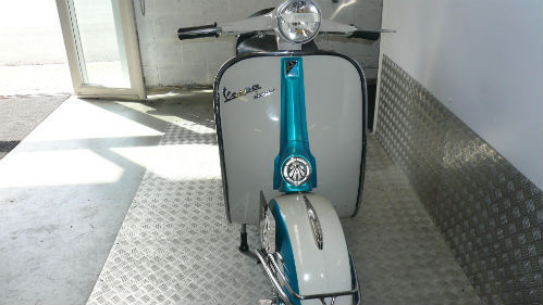 1967 vespa douglas 150 super italian fully restored front