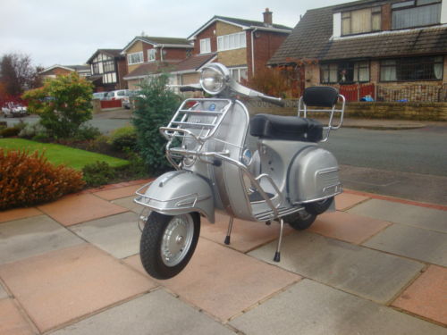 1973 vespa rally 200 silver 2