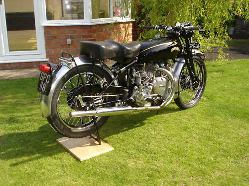 1951 vincent rapide black 1000cc 2