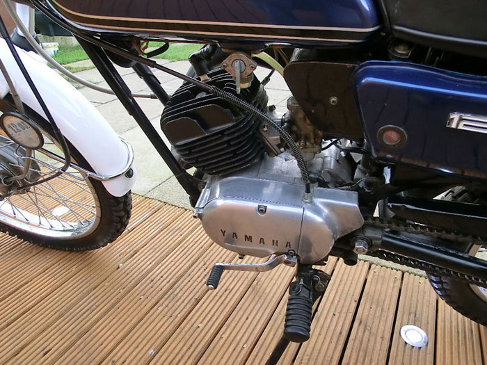 1974 yamaha at2 125 e enduro engine
