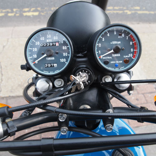 1977 Yamaha DT400 MX Enduro Gauges