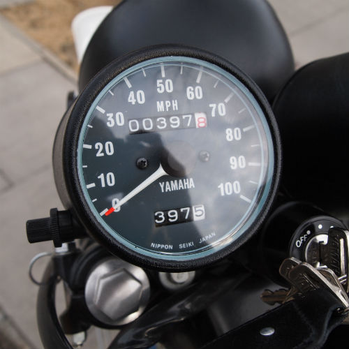 1977 Yamaha DT400 MX Enduro Speedometer