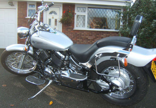 2003 yamaha dragstar 650 custom silver 1