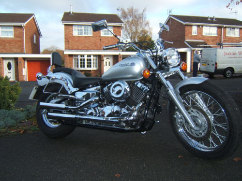 2003 yamaha dragstar 650 custom silver 3