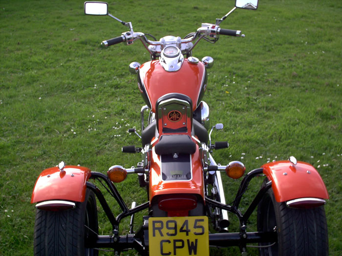 1998 Yamaha Dragstar XVS 650 Custom Back