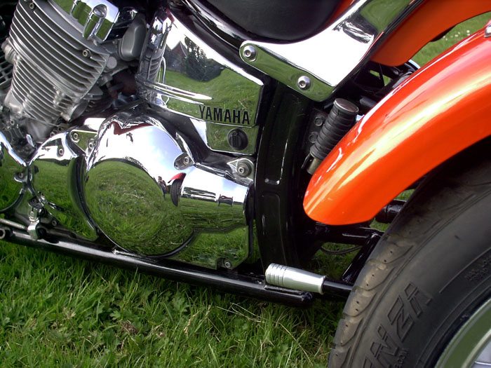 1998 Yamaha Dragstar XVS 650 Custom Engine Chrome