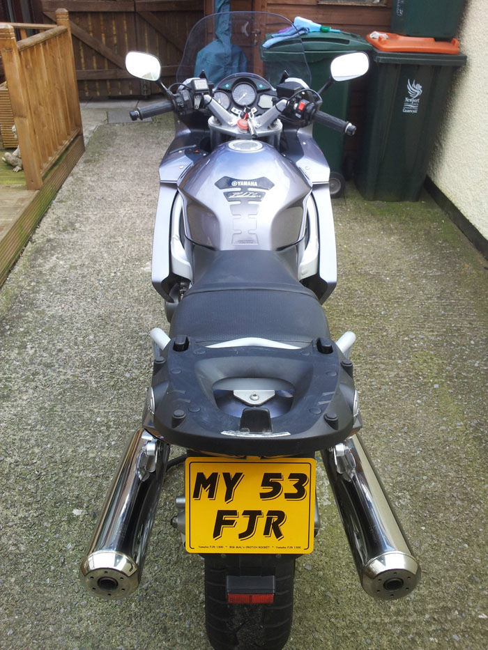 2003 yamaha fjr1300 silver back