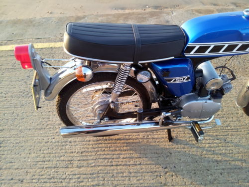 1975 yamaha fs1e seat rear wheel exhaust