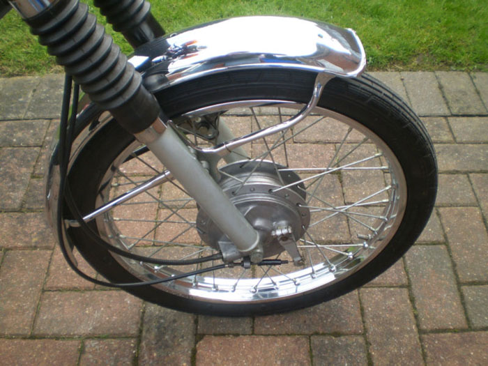 1976 yamaha fs1e fizzy front wheel