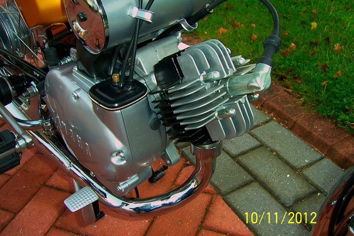 1973 yamaha fs1-e pedal model candy gold concours rebuild engine