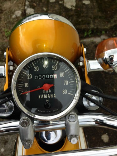 1973 Yamaha FS1-E Fizzy Speedometer