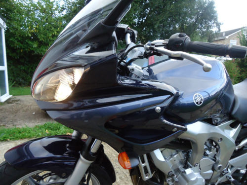 2003 yamaha fz6 fazer blue fz 600 front tank