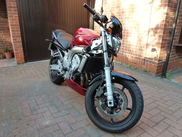 2005 yamaha fz 6 red 1