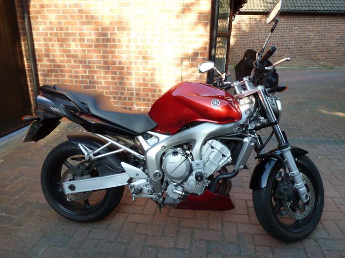 2005 yamaha fz 6 red 2