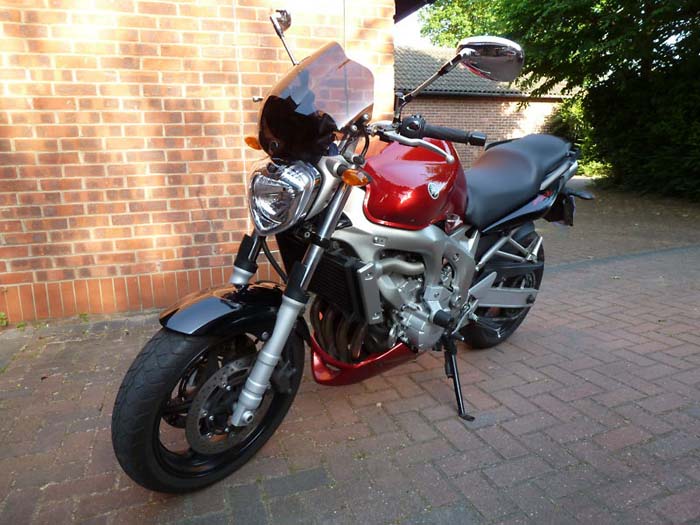 2005 yamaha fz 6 red 5