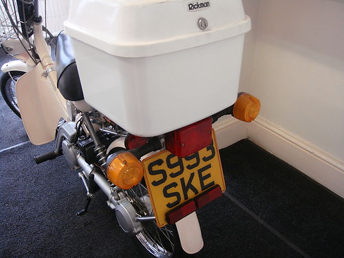 1998 Yamaha QT 50 Rear Box Lights