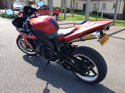 2004 yamaha r1 5vy yzf-r1 lava red 3