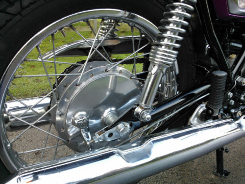 1970 Yamaha YR5 Rear Wheel