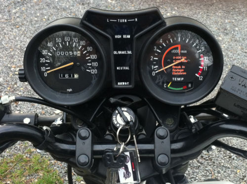 classic 1982 yamaha rd 350 white speedometer