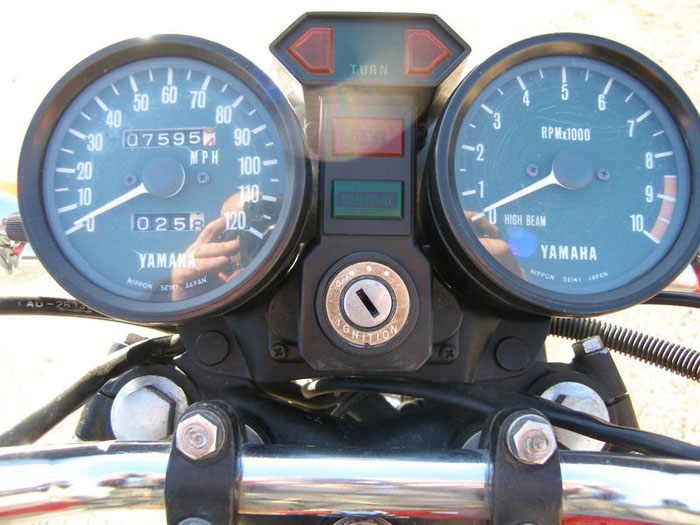 1976 yamaha rd400 speedometer