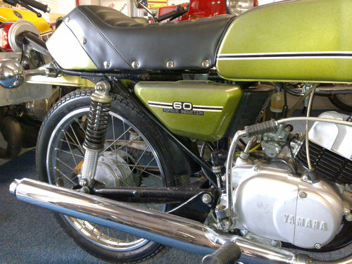 1974 Yamaha RD60 Rear Wheel Exhaust