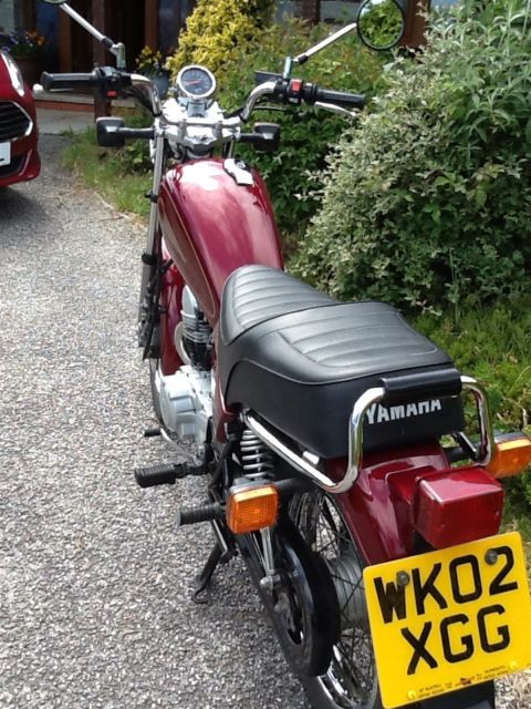 2002 Yamaha SR 125 Back