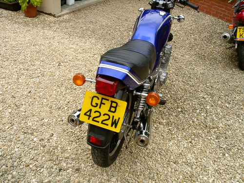1981 Yamaha XJ750 900CC Back