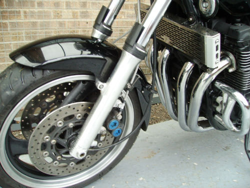 1999 yamaha xjr 1300 front wheel exhaust pipes