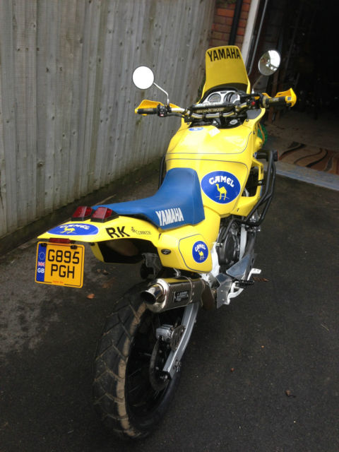 1990 yamaha xtz750 super tenere custom dakar rally replica back