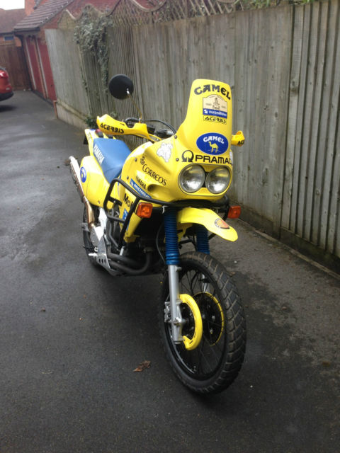 1990 yamaha xtz750 super tenere custom dakar rally replica front