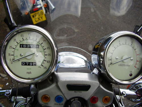 1996 yamaha xv1100 virago speedometer