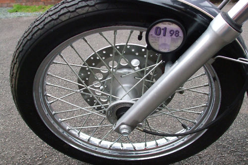 1997 yamaha xv535 virago front wheel