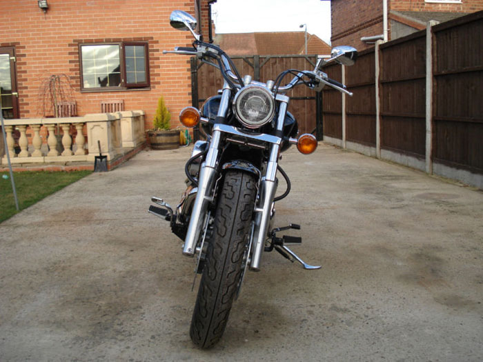 1999 yamaha dragstar xvs 1100cc front